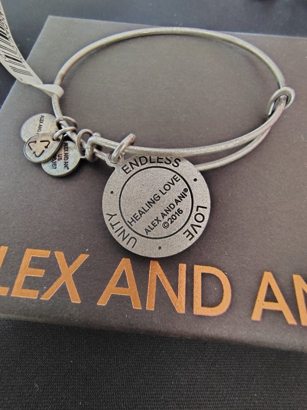 ALEX and ANI Healing Love Adjustable Bracelet NEW 858 - Picture 3 of 3
